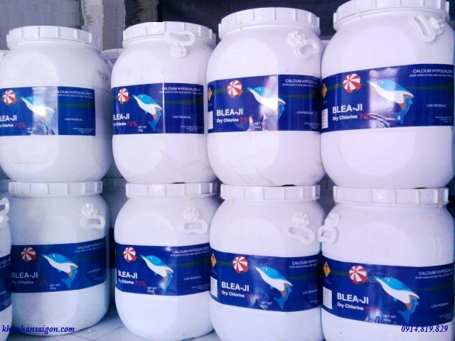 Ca(OCl)2 - Calcium Hypochloride 70% (bột Trung Quốc)